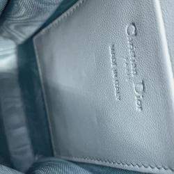 Dior Cloud Blue Lambskin Cannage Lady Dior Phone Holder Shoulder Bag
