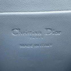 Dior Cloud Blue Lambskin Cannage Lady Dior Phone Holder Shoulder Bag