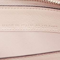 Dior Blue Leather Diorissimo Voyageur Zip Wallet