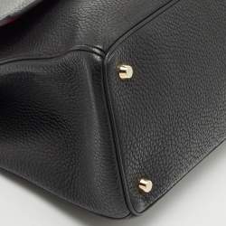 Dior Black Leather Medium Be Dior Flap Bag
