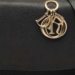 Dior Black Leather Medium Be Dior Flap Bag