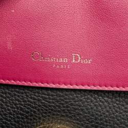 Dior Black Leather Medium Be Dior Flap Bag