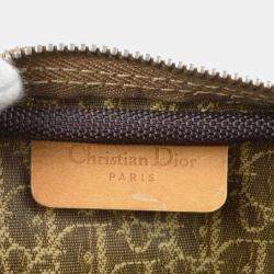 Dior Beige/Brown Canvas Trotter Mini Multi Pouch Bag