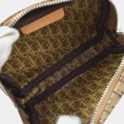 Dior Beige/Brown Canvas Trotter Mini Multi Pouch Bag