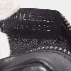 Dior Black Leather Twin Pochette Belt Bum Bag