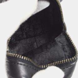 Dior Black Leather Twin Pochette Belt Bum Bag