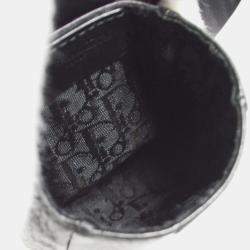 Dior Black Leather Twin Pochette Belt Bum Bag