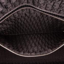 Dior Black Large Patent Cannage Lady Dior