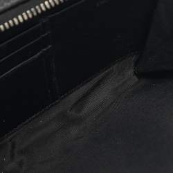 Pre Owned Dior Black Oblique Nylon Double Zip Crossbody Bag