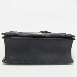 Dior Black Leather Medium Diorama Shoulder Bag
