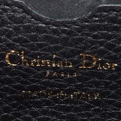Dior Black Leather Medium Bobby Shoulder Bag