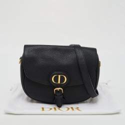 Dior Black Leather Medium Bobby Shoulder Bag