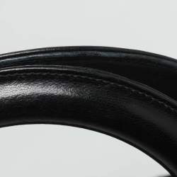 Pre Owned Dior Black Cannage Leather Large Lady Dior Tote