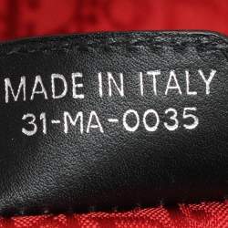 Pre Owned Dior Black Cannage Leather Large Lady Dior Tote