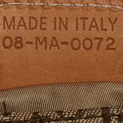 Pre Owned Dior Tan/Beige Diorissiomo Canvas Street Chic Columbus Avenue Shoulder Bag