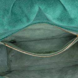 Dior Green Small Velvet Cannage My ABCDior Lady Dior