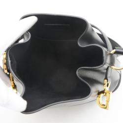 Christian Dior Black Leather Medium C'est Dior Shoulder Bag