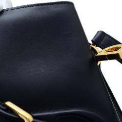 Christian Dior Black Leather Medium C'est Dior Shoulder Bag