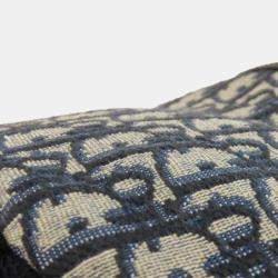 Dior Blue Canvas Trotter Pattern Backpack