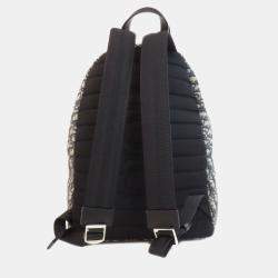 Dior Blue Canvas Trotter Pattern Backpack