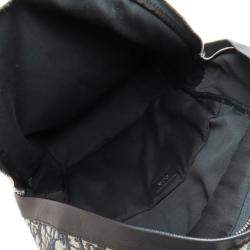 Dior Blue Canvas Trotter Pattern Backpack