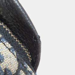 Dior Blue Canvas Trotter Pattern Backpack