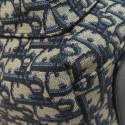 Dior Blue Canvas Trotter Pattern Backpack