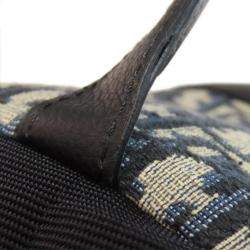 Dior Blue Canvas Trotter Pattern Backpack