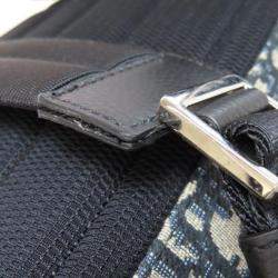 Dior Blue Canvas Trotter Pattern Backpack