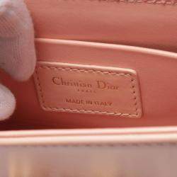 Dior Pink Leather 30 Montaigne Shoulder Bag