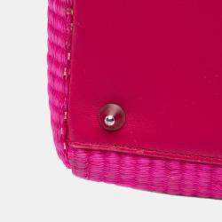 Dior Beige Pink Medium Raffia Lady Dior