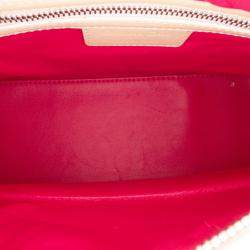 Dior Beige Pink Medium Raffia Lady Dior