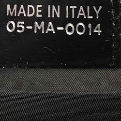 Dior Black Diorissimo Canvas D'Trick Shoulder Bag