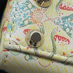 Dior Multicolor Leather Lady Dior Micro Top Handle Bag