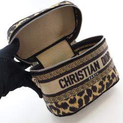 Dior Canvas Leopard Dior Small  Travel Vanity
