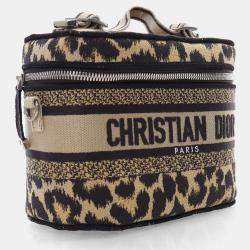 Dior Canvas Leopard Dior Small  Travel Vanity
