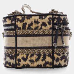 Dior Canvas Leopard Dior Small  Travel Vanity