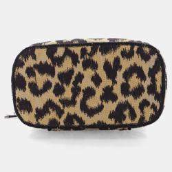 Dior Canvas Leopard Dior Small  Travel Vanity
