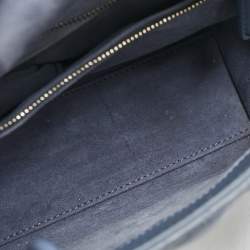 Dior Blue Ultramatte Cannage Leather Small Lady Dior Tote