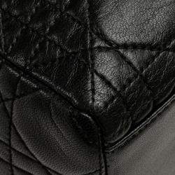 Dior Black Medium Lambskin Cannage Lady Dior