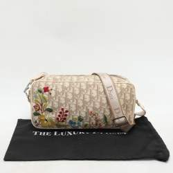 Dior Beige/Cream Diorissimo Canvas and Leather Crossbody Bag