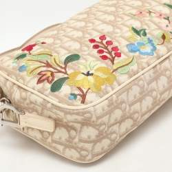 Dior Beige/Cream Diorissimo Canvas and Leather Crossbody Bag