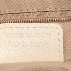 Dior Beige/Cream Diorissimo Canvas and Leather Crossbody Bag