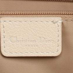 Dior Beige/Cream Diorissimo Canvas and Leather Crossbody Bag
