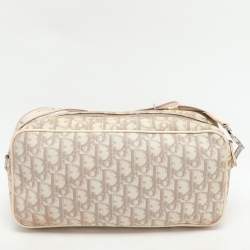 Dior Beige/Cream Diorissimo Canvas and Leather Crossbody Bag