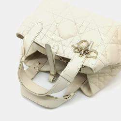 Dior Beige Leather Toujours Small