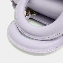 Dior Purple Leather Lady D-JOY Small