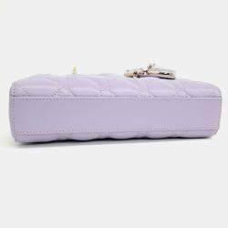 Dior Purple Leather Lady D-JOY Small