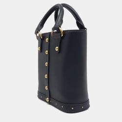 Dior Black Leather Avenue Tote and Shoulder Bag Small