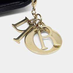 Dior Black Leather Cannage Belt Bag and Mini Crossbody Bag